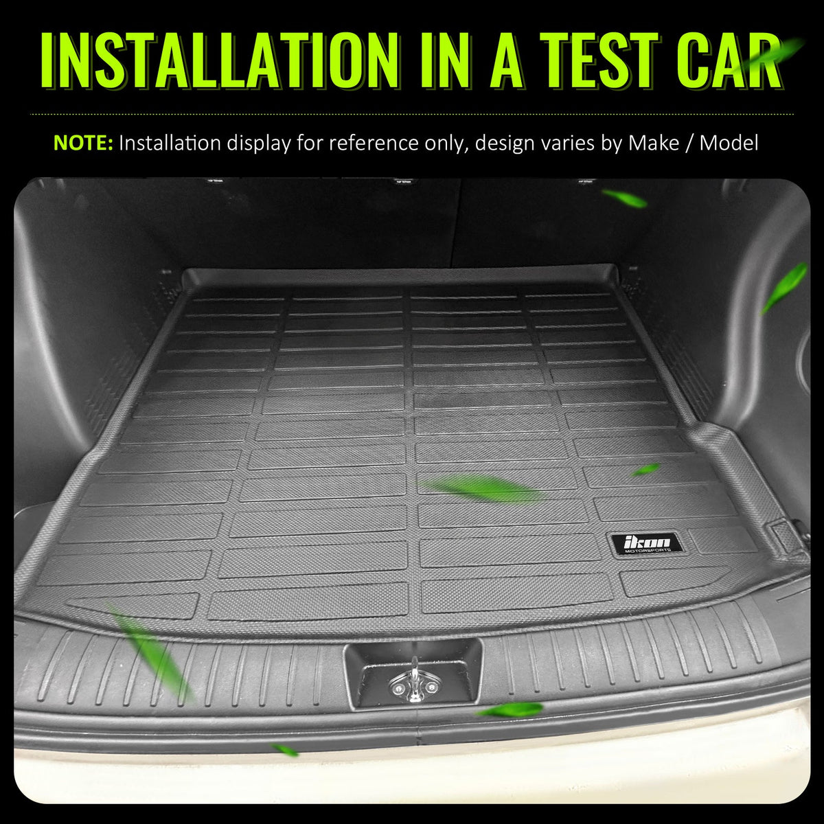 2024-2025 Hyundai Kona & Kona Electric Rear Trunk Mat 3D TPE Liner