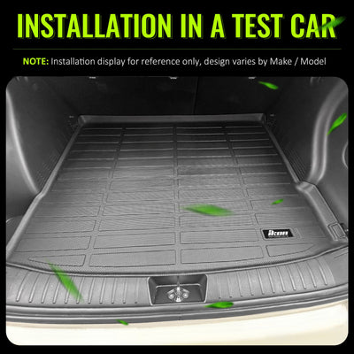 2024-2025 Hyundai Kona & Kona Electric Rear Trunk Mat 3D TPE Liner