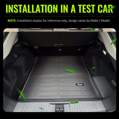2023-2025 Toyota Prius Prime 3D All Weather Cargo Trunk Tray Mats TPE