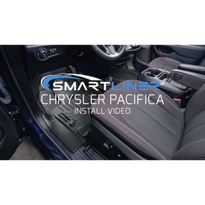 Smart Trim™ Custom Fit Floor Liners For 2022-2025 Chrysler Pacifica with 2nd Row Bucket Seats(Touring & L Models)