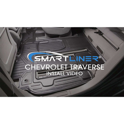 SMARTLINER Custom Fit Floor Liners For 2018-2023 Chevrolet Traverse (with 2nd Row Bench Seat)