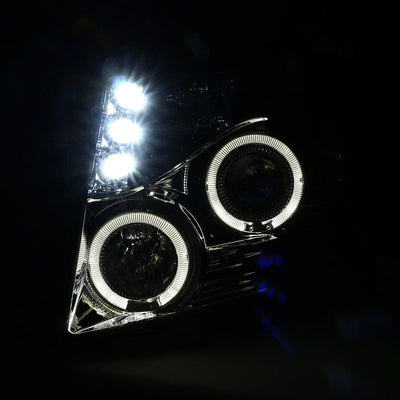 Spec-D 07-13 Chevy Avalanche LED Projector Headlgiths Chrome