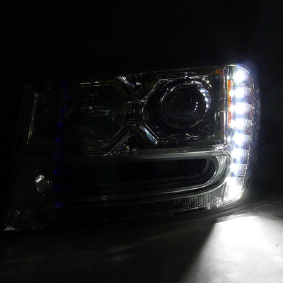 Spec-D 02-09 Chevy Trailblazer Projector Headlights Chrome