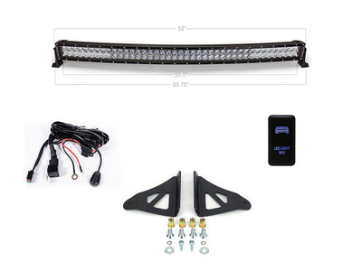 52" Curved LED Light Bar Roof Brackets/Combo | Toyota 4Runner 2003-2024