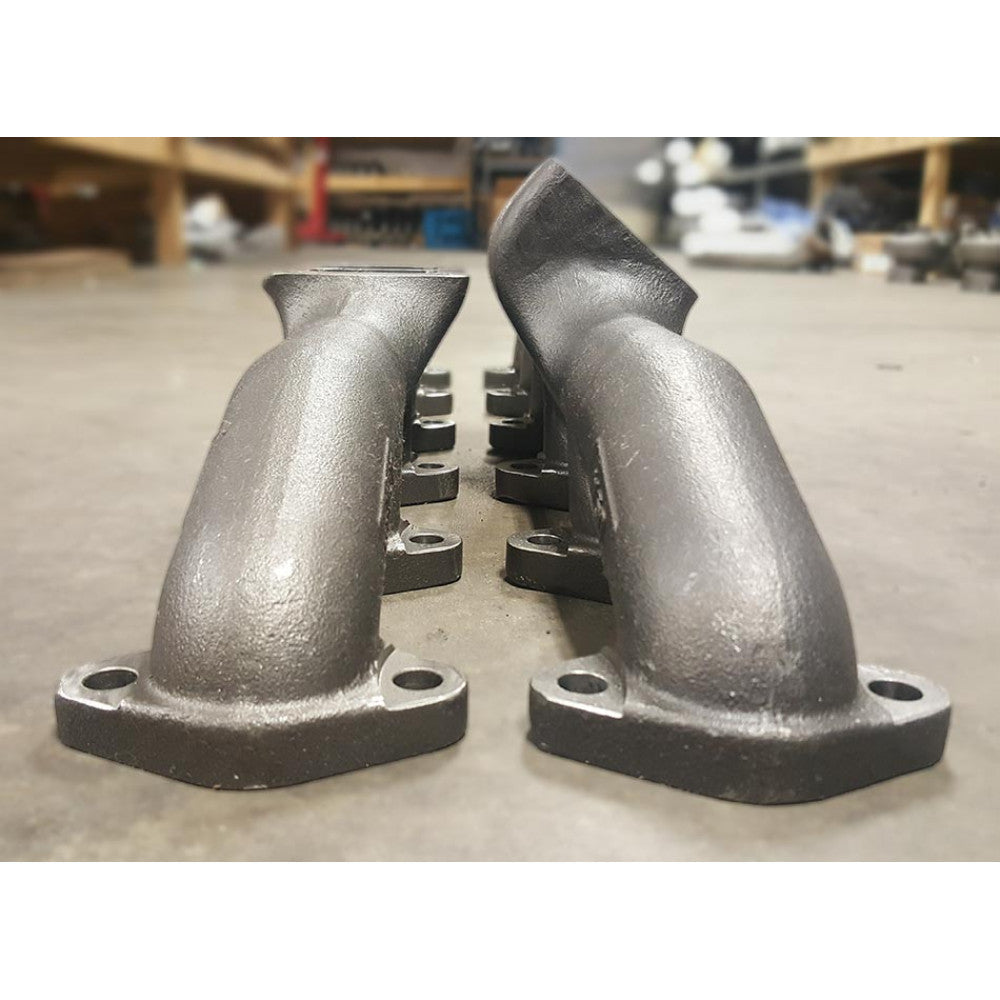 Competition T-6 24V 0* Stainless Diesel Exhaust Manifold