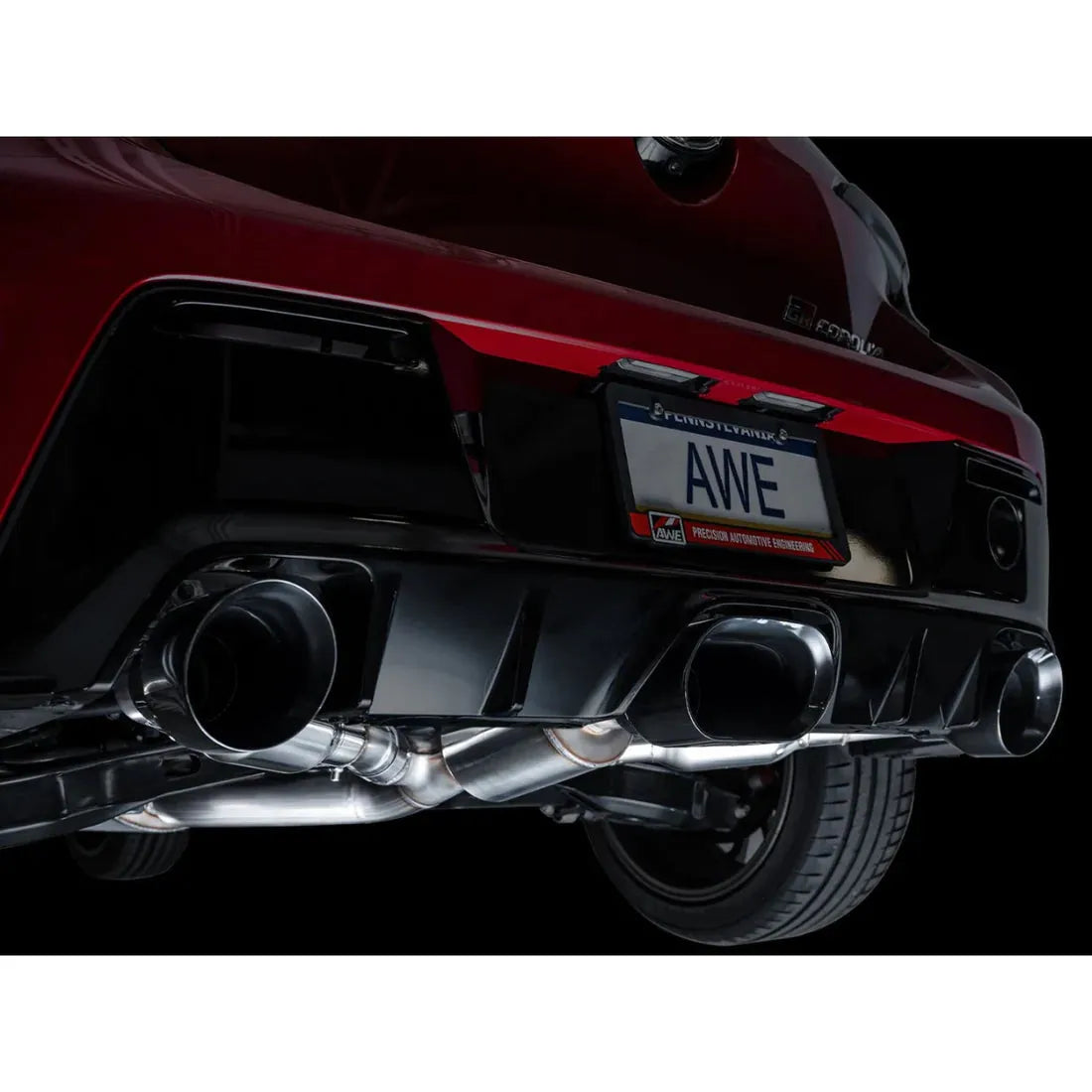 AWE Tuning 2023+ Toyota GR Corolla Touring Edition Exhaust - Diamond Black Tips