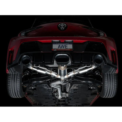 AWE Tuning 2023+ Toyota GR Corolla Track Edition Exhaust - Diamond Black Tips