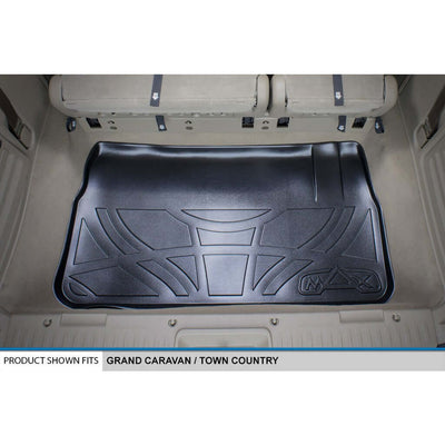 Smart Trim™ Floor Liners For 2013-2020 Dodge Grand Caravan (2nd Row Bucket) and no Super Console