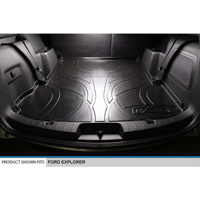 SMARTLINER Custom Fit Floor Liners For 2017-2019 Ford Explorer with 2nd Row Center Console