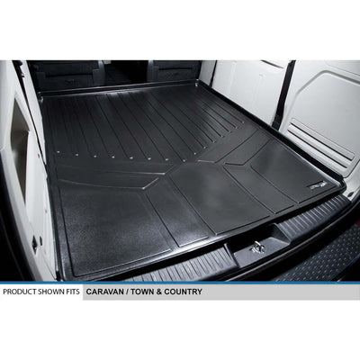 Smart Trim™ Floor Liners For 2013-2020 Dodge Grand Caravan (2nd Row Bucket) and no Super Console