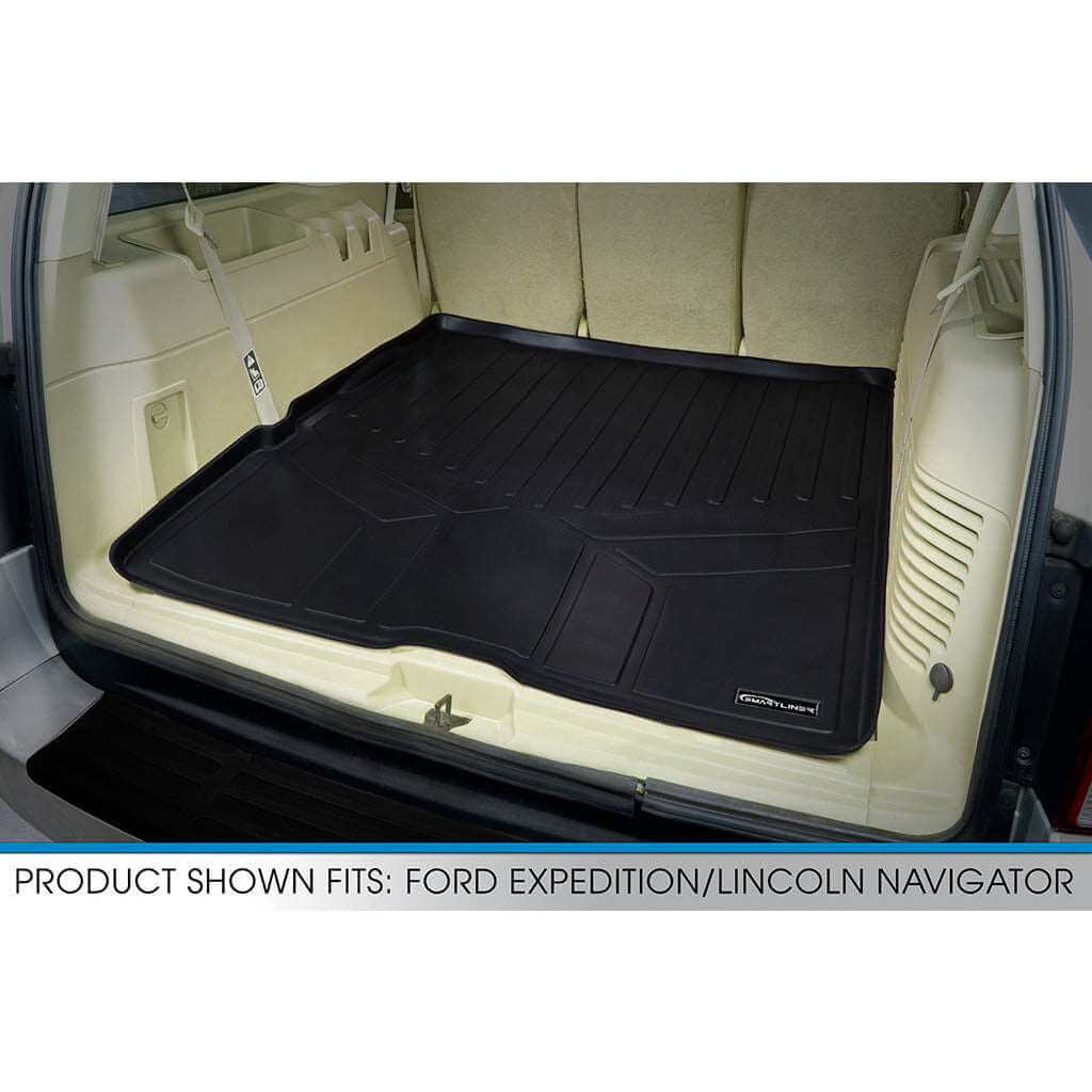 SMARTLINER Custom Fit Floor Liners For 2011 - 2017 Ford Expedition/Lincoln Navigator with 2nd Row Bucket Seats (No Console)