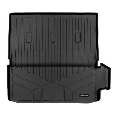Smart Trim™ Custom Fit Floor Liners For 2019-2025 Subaru Ascent with 2nd Row Bench Seat and No Subwoofer in the Cargo Area