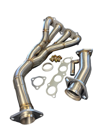 SPDZ1 K24 High-Flow Tri-Y Header with High-Flow Connection Pipe | 2002-2006 Honda CR-V RD4 & 2003-2011 Honda Element | K24
