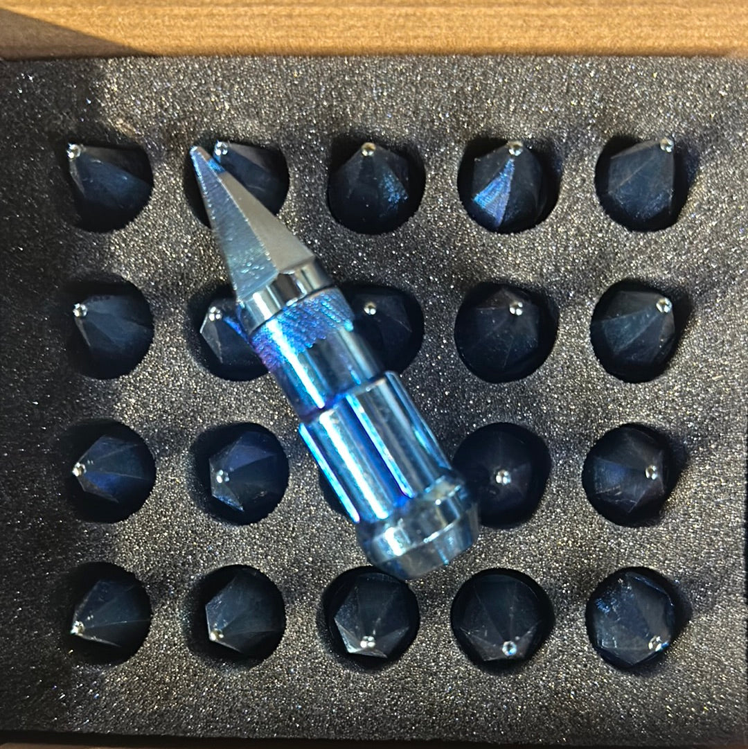 NNR steel lock spike neo blue 12x1.5 V3      NNR-LN-SDS1215NBV3