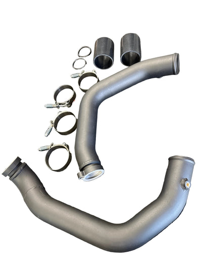 SPDZ1 Aluminum Charge Pipe Upgrade Kit | BMW M3, M4 & M2 Competition S55 | F80 F82 F83 F87 | 2015-2020 | Black