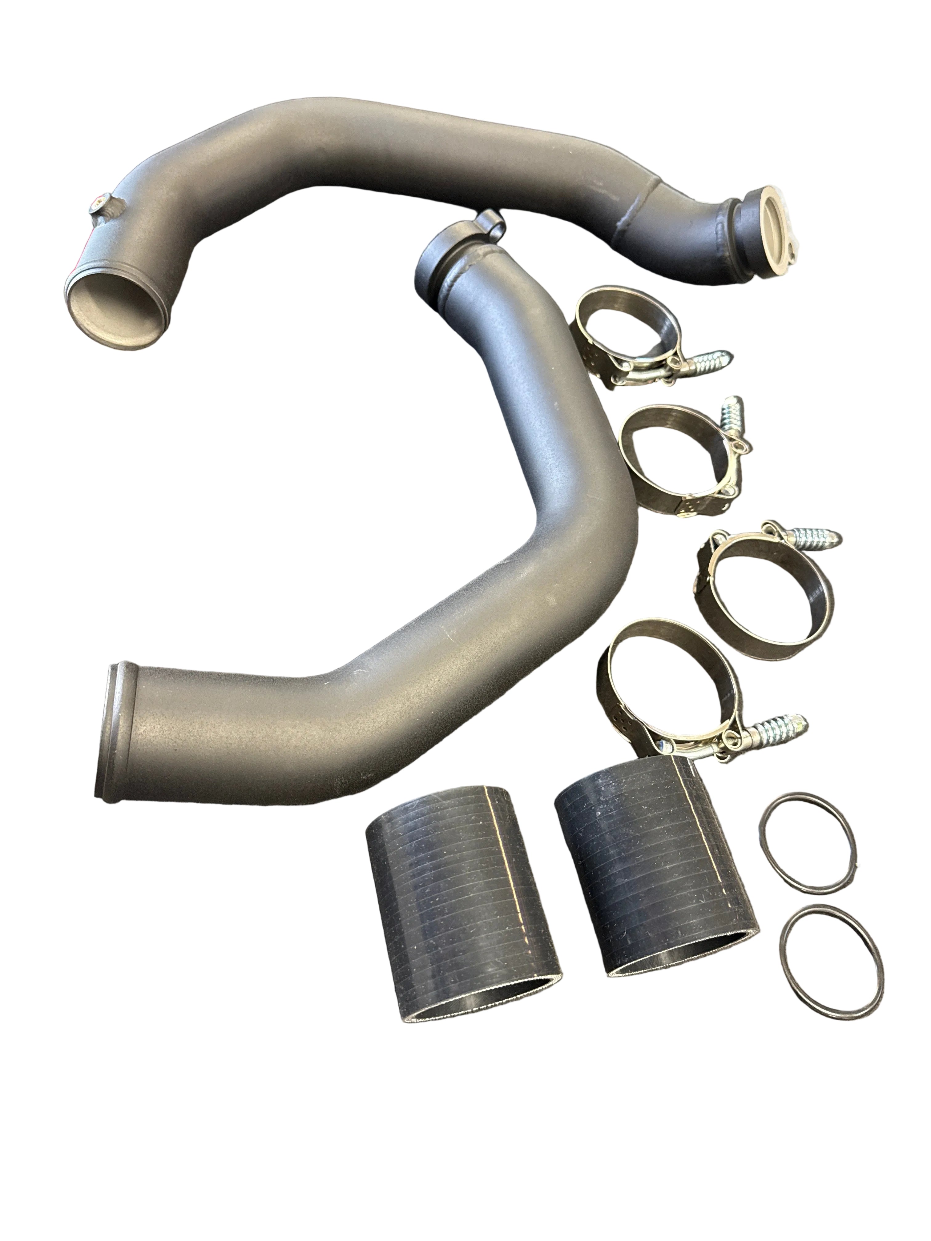 SPDZ1 Aluminum Charge Pipe Upgrade Kit | BMW M3, M4 & M2 Competition S55 | F80 F82 F83 F87 | 2015-2020 | Black