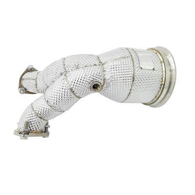 High Flow 304 Stainless Exhaust Downpipe for Audi SQ5 B9 3.0T