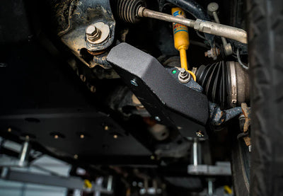 Cali Raised LED Lower Control Arm Skid Plate For 2010-2014 Toyota FJ Cruiser