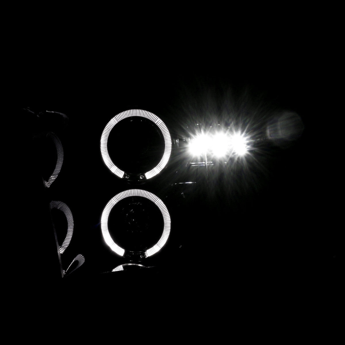 Spec-D 09-18 Dodge Ram 1500 2500 3500 SEQ LED Headlights Black