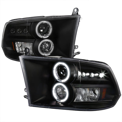 Spec-D 09-18 Dodge Ram 1500 2500 3500 Projector Headlights SEQ Chrome