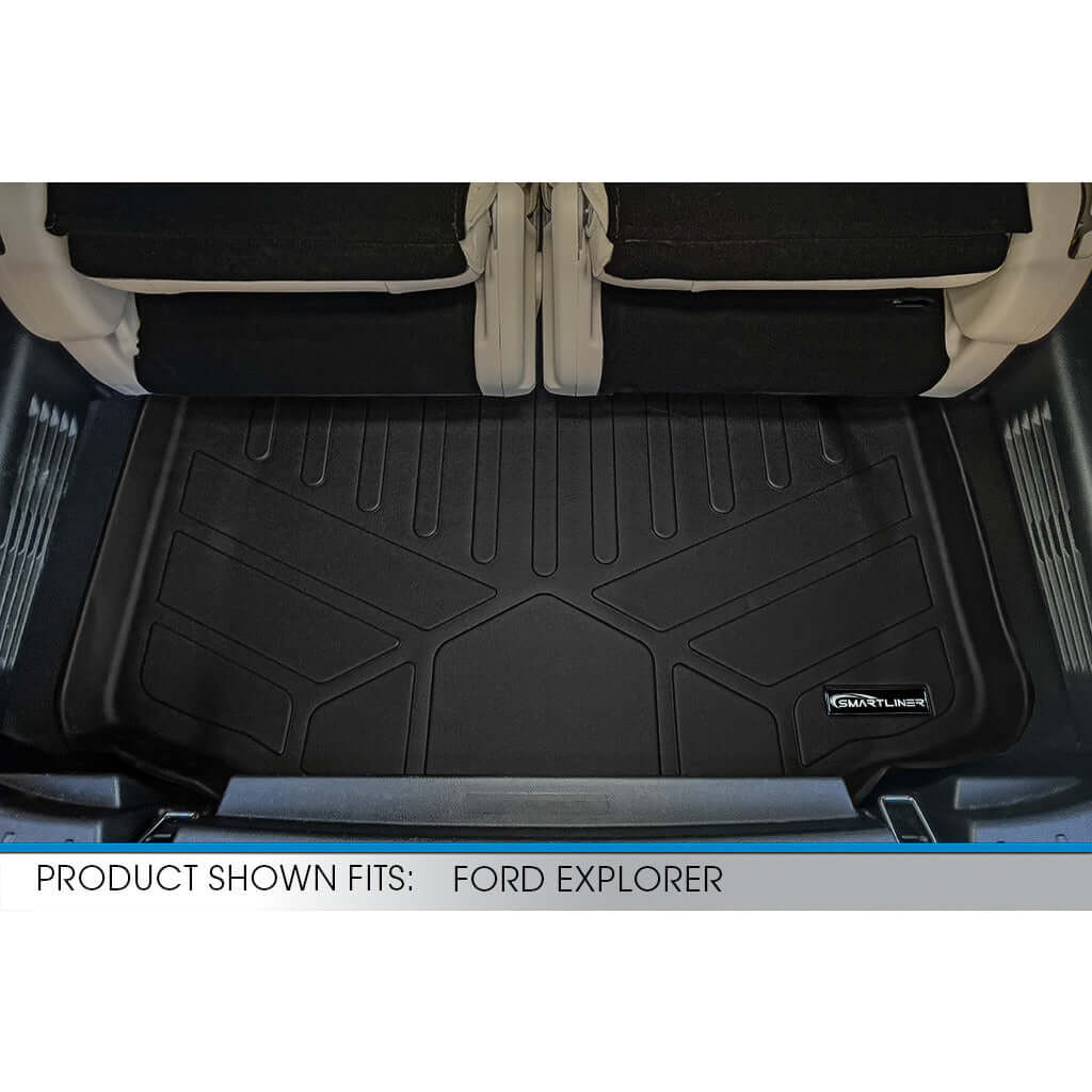SMARTLINER Floor Liners for 2017-2019 Ford Explorer (with 2nd Row Center Console)