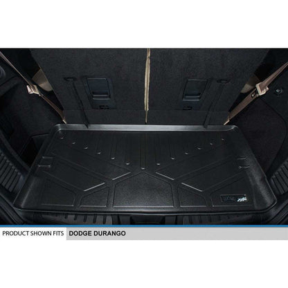 Smart Trim™ Custom Fit Floor Liners For 13-16 Durango with 1st Row Dual Floor Hooks & 2nd Row Bucket Seats