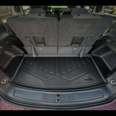 SMARTLINER Floor Liners for 2021-2026 Jeep Grand Cherokee L w/ 2nd Row Bench Seat (No subwoofer)