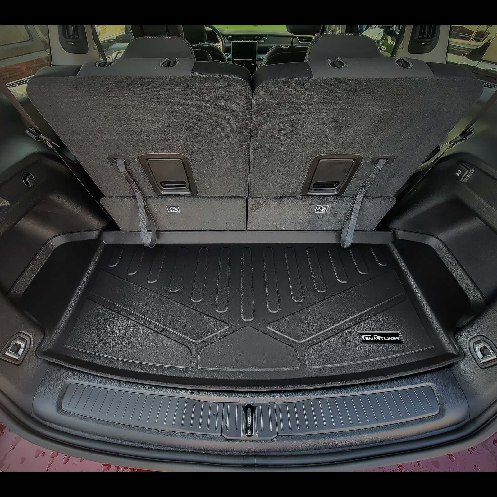 SMARTLINER Floor Liners for 2021-2026 Jeep Grand Cherokee L w/ 2nd Row Bucket Seats and center console (No subwoofer)