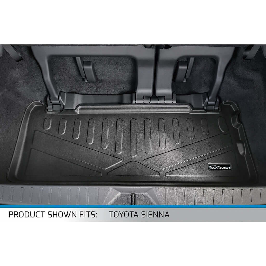 SMARTLINER Custom Fit Floor Liners For 2021-2025 Toyota Sienna with 2nd Row Bucket Seats no Spare Tire