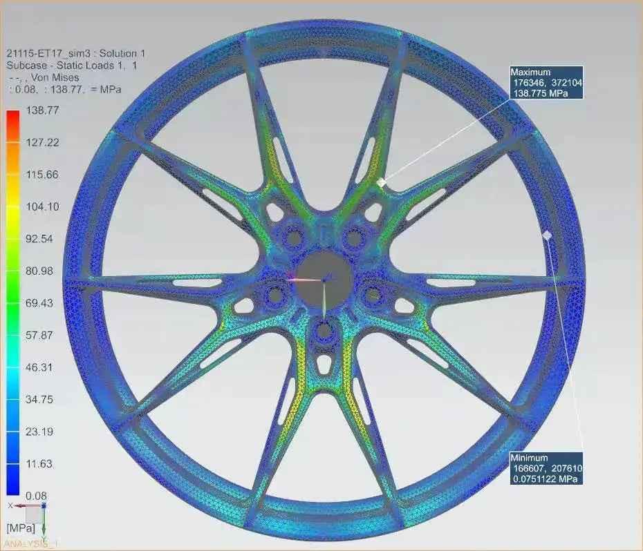 Set of Forged Vorsprung VF-12 Style Wheels