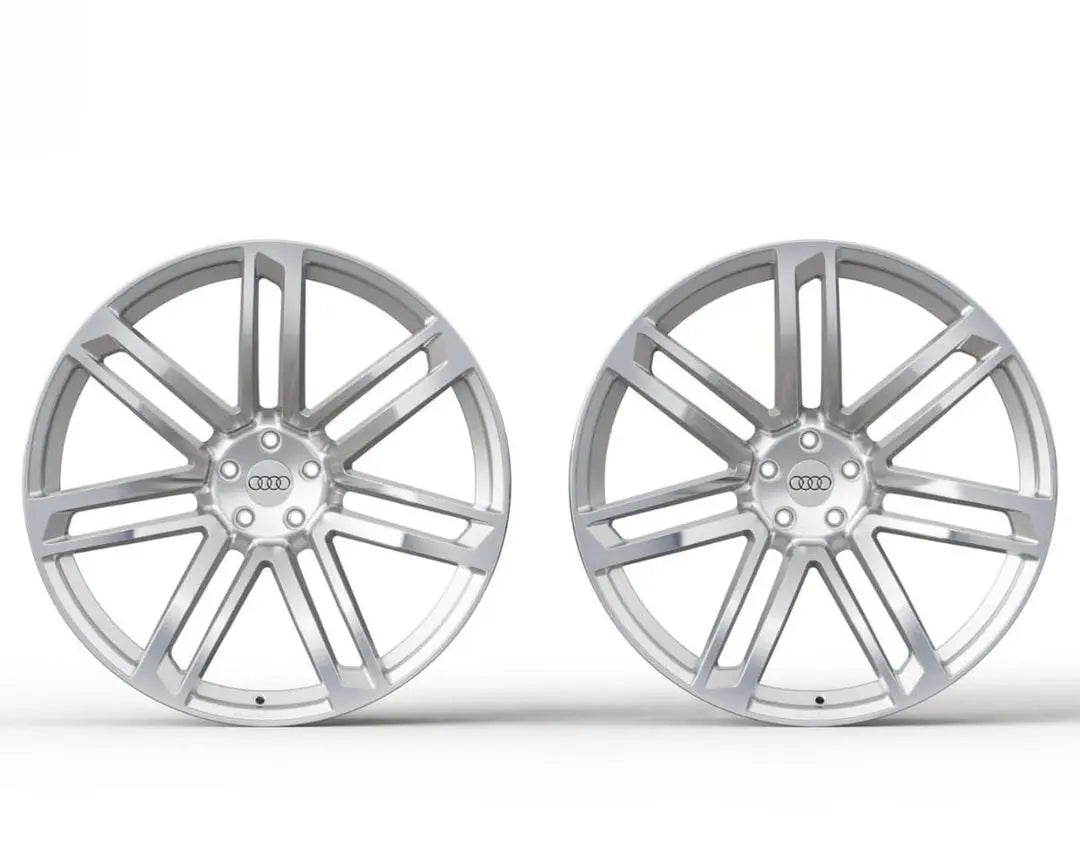 Set of Forged Audi "RS Twin-Spoke" Style Wheels