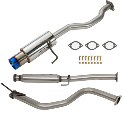 4.5” Stainless Steel Catback Exhaust Muffler For Honda Civic Hatch EK EK9 76mm