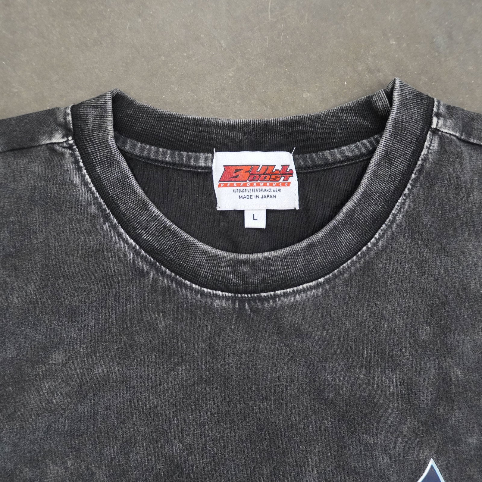 Vintage Acid Wash 250GSM Mad Engine Mitsubishi Evo Heavy Cotton Pre Shrunk T Shirt