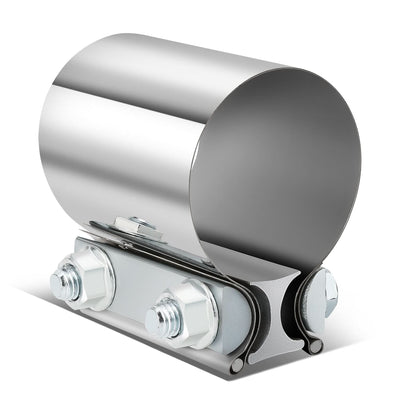 2.0" Butt Joint Exhaust Band Clamp Muffler Coupler Stainless Steel