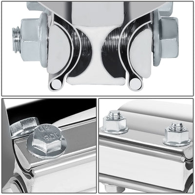 3.0" Lap Joint Exhaust Band Clamp Muffler Sleeve Coupler Stainless Steel