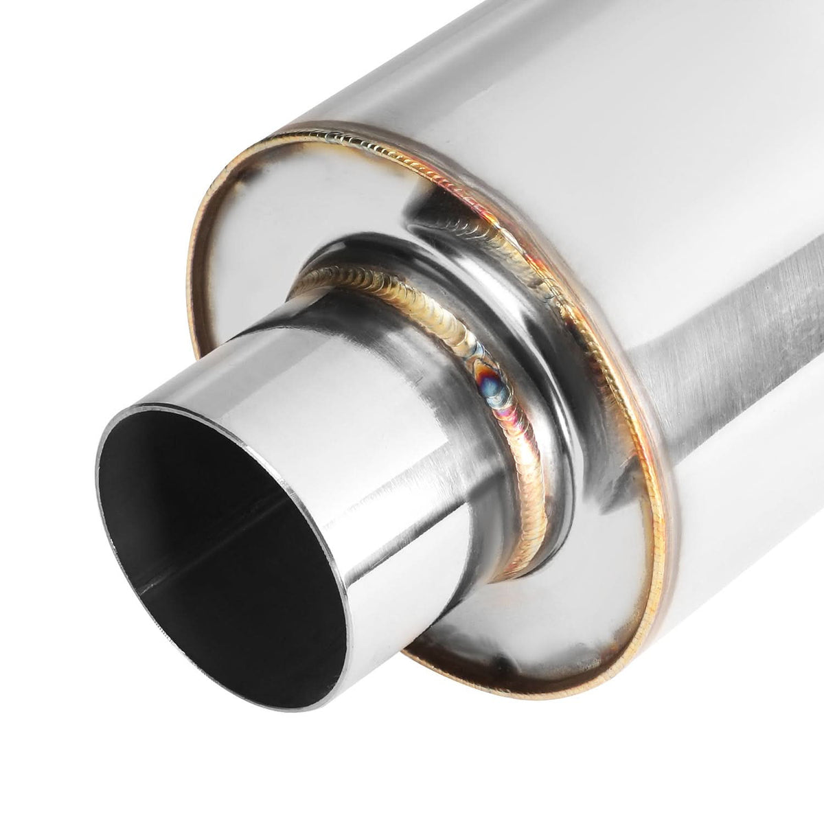 Universal Exhaust Muffler with 3.0" Tip - 14.7" Overall Length