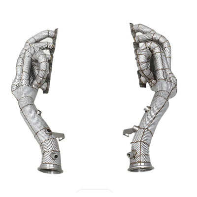 304 Stainless Exhaust Heatshield Header Manifold for Lamborghini Huracan STO EVO Spyder 5.2L