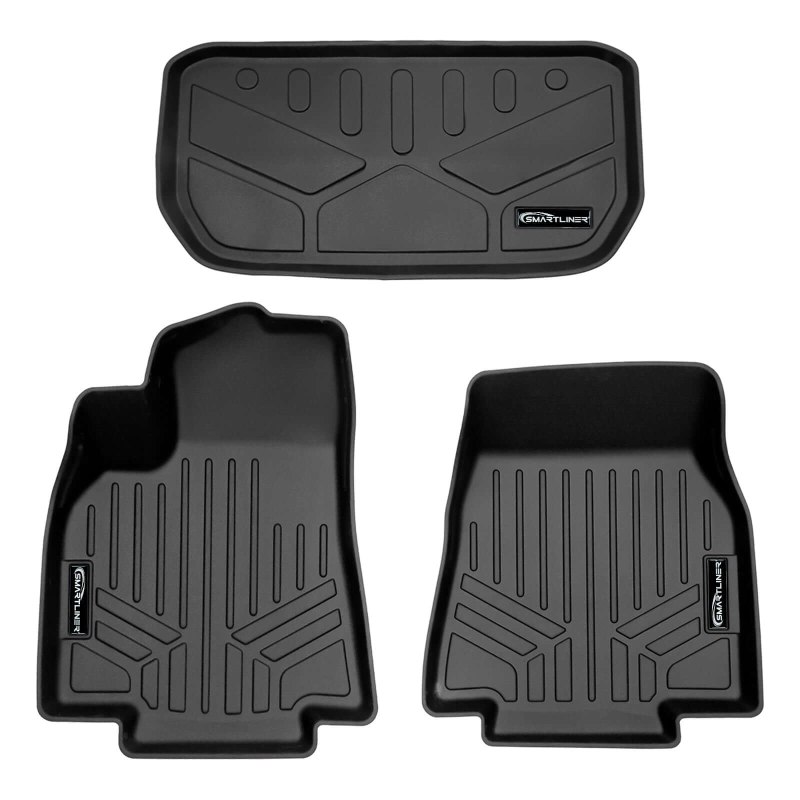SMARTLINER Floor Liners for 2020-2025 Tesla Model Y (7 Passenger)