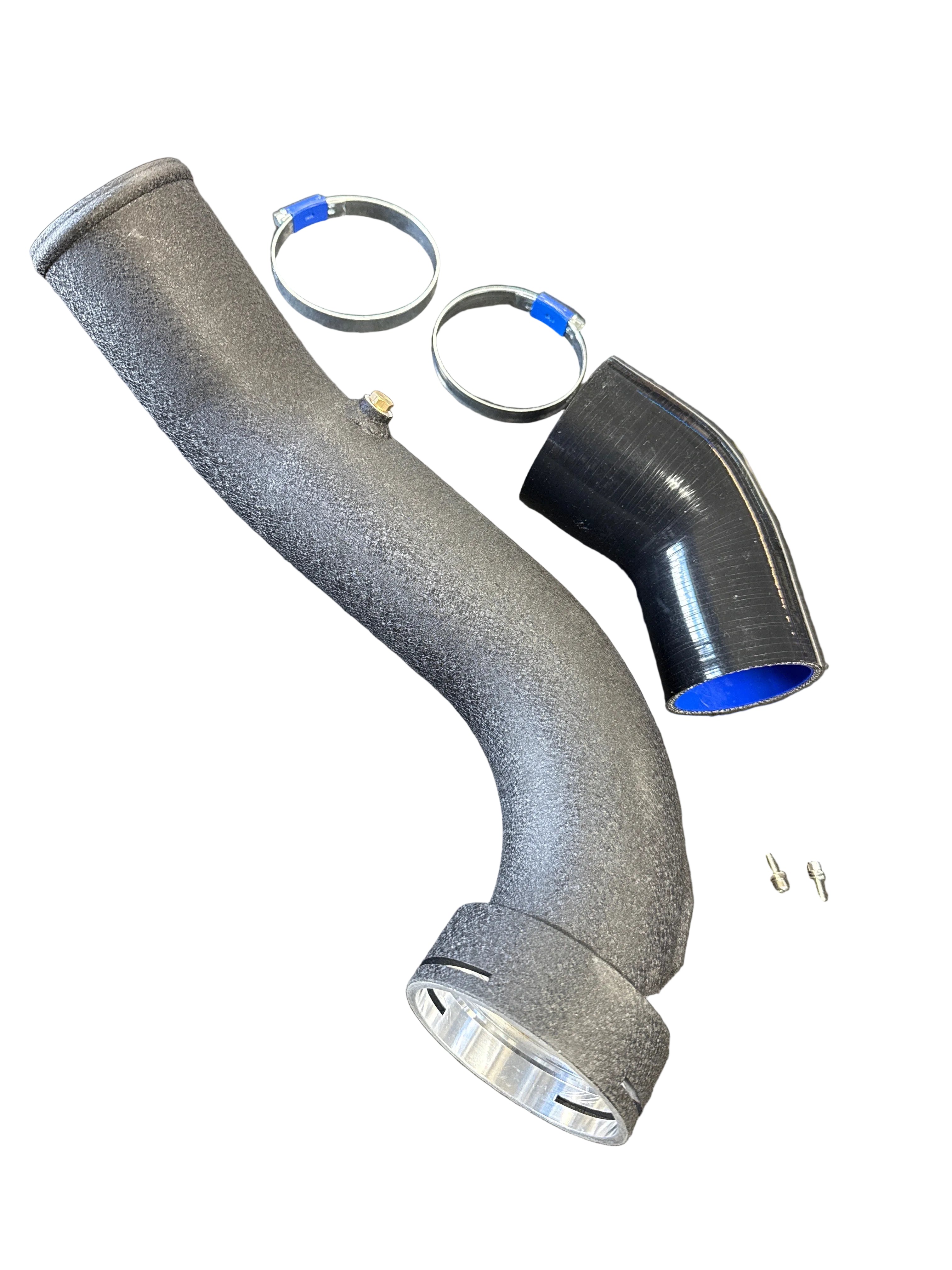 SPDZ1 Aluminum Charge Pipe Upgrade | BMW N55 E-Chassis | 135i • 335i • 335xi • 335is | Matte Black