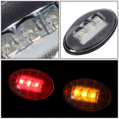 1999-2010 Ford F-250SD F-350SD F-450SD Dually Fender Light Kit 4PCS Clear