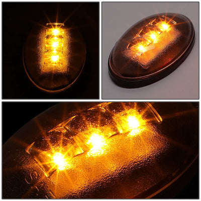99-10 Ford F-250SD F-350SD F-450SD Dually Fender Lights 4pc Smoke