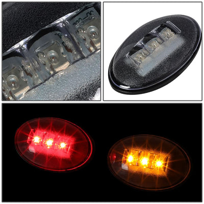 99-10 Ford F-250SD F-350SD F-450SD Dually Fender Lights 4pc Smoke