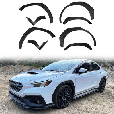 2022-2025 Subaru WRX Fender Flares Matte Black Wheel Cover PP 8PCS