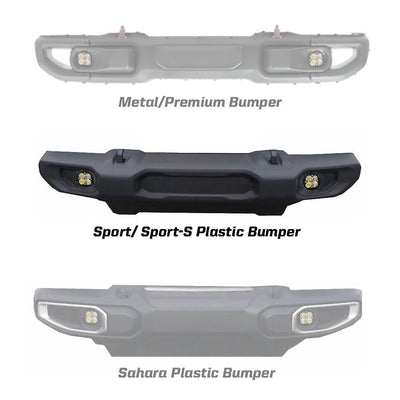 Baja Designs Jeep JL/JT Squadron-R Sport Fog Pocket Light Kit