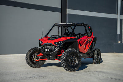 Baja Designs Polaris OnX6+ 10 Inch Hood Mount Light Bar Kit