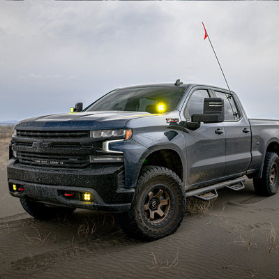 Baja Designs Chevy Squadron Sport Fog Pocket Light Kit - Amber