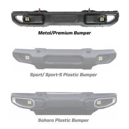 Baja Designs Jeep JL/JT Squadron-R SAE Fog Pocket Light Kit