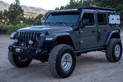 Baja Designs Jeep JL/JT Rubicon Steel Bumper LED Light Kit LP4