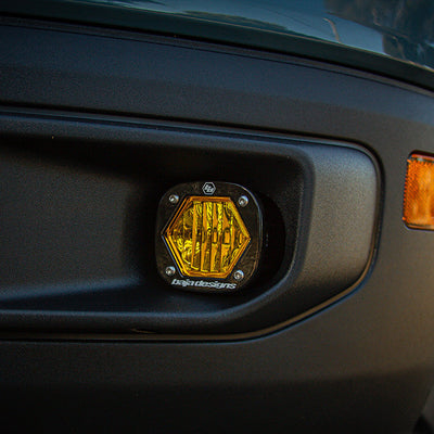 Baja Designs Ford Bronco S1 Fog Pocket Light Kit- Amber
