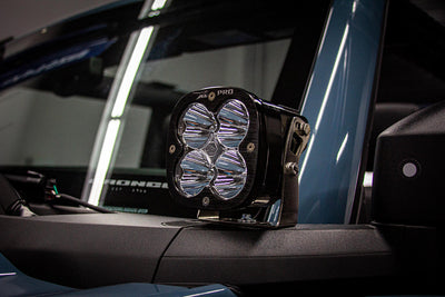 Baja Designs 2021+ Ford Bronco A Piller Light Kit XL Pro Spot w/Upfitter